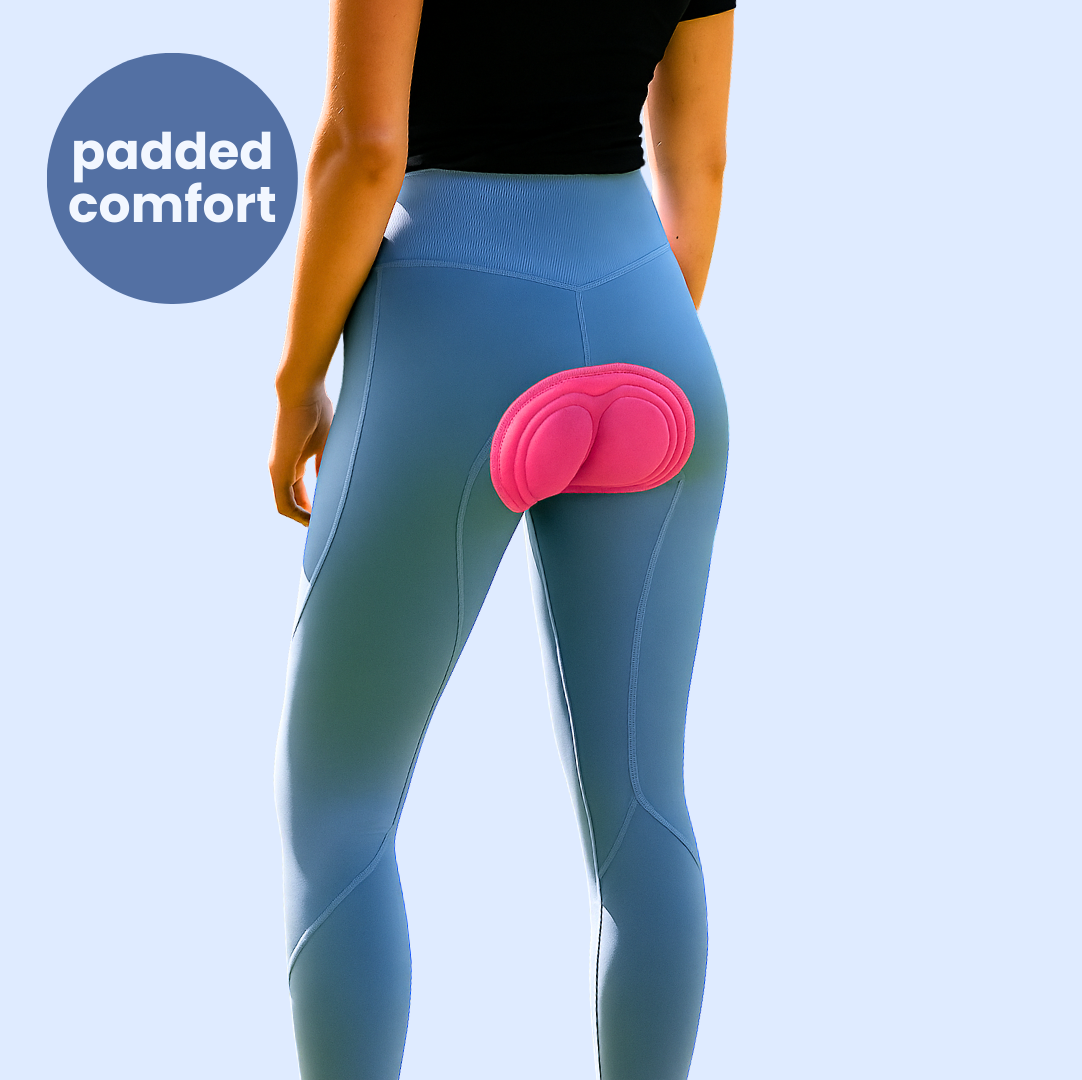 Chevron Tights with Integrated Gel Pad