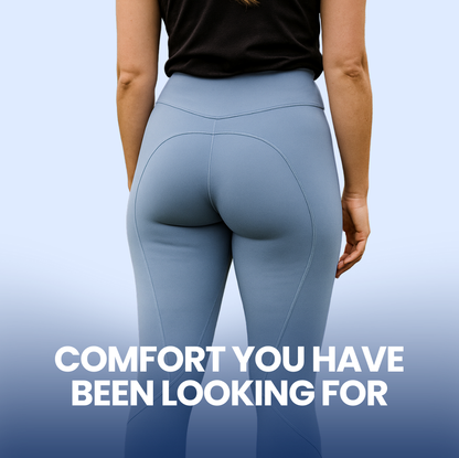 Chevron Tights with Integrated Gel Pad